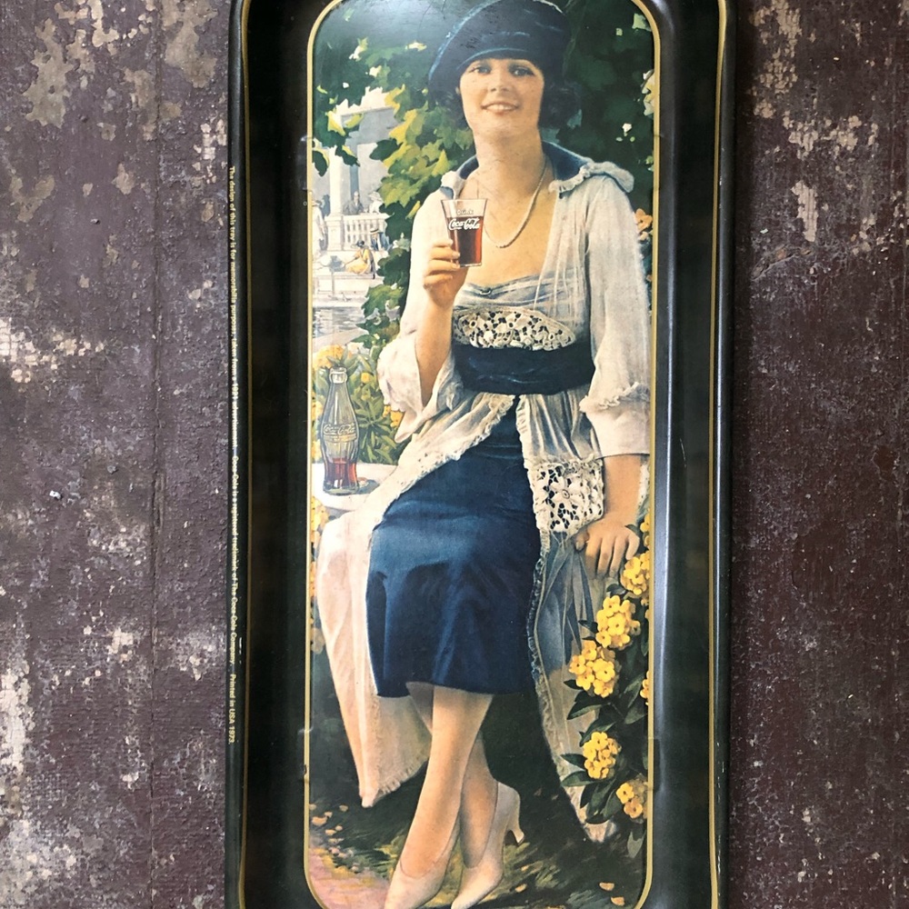 1970s CocaCola Tray. In perfect condition.